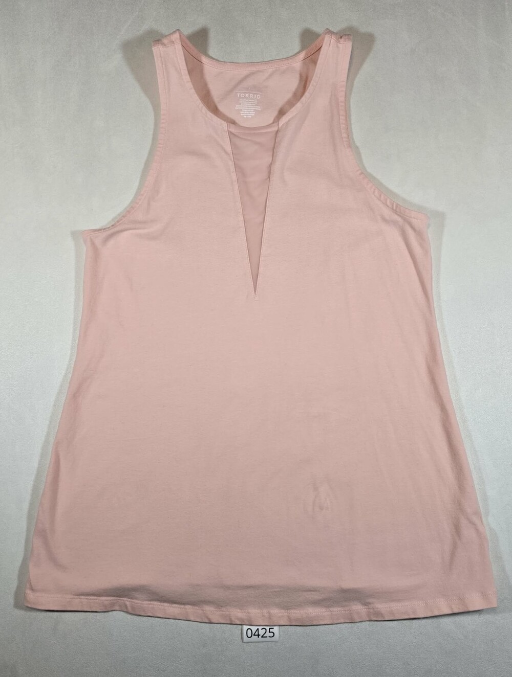 Torrid Blush Pink V-Notch Tank